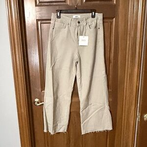 Just Black Women's Cream Flare Jeans